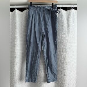 Zara Blue and White Chinos